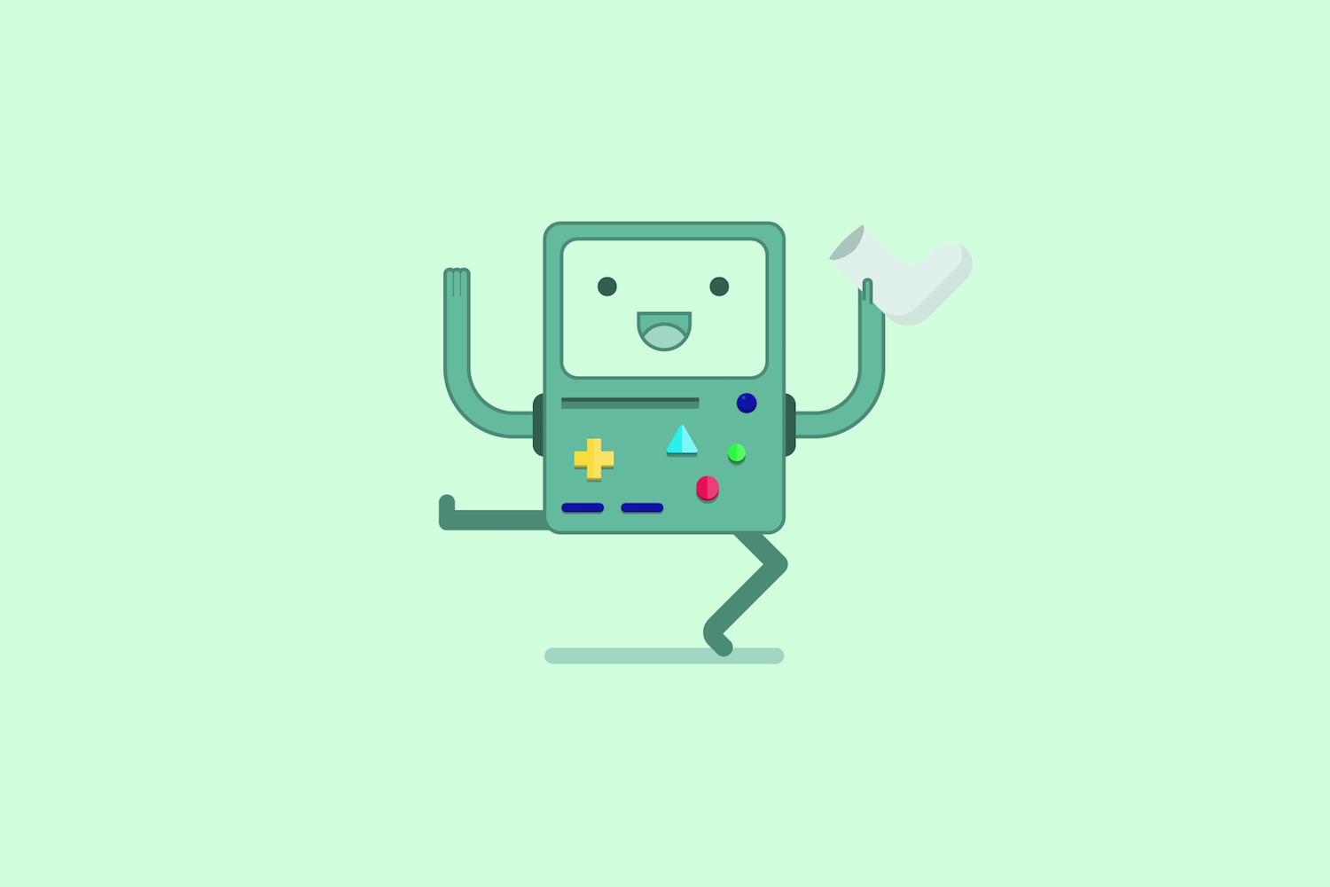 Illustration of BMO from Adventure Time