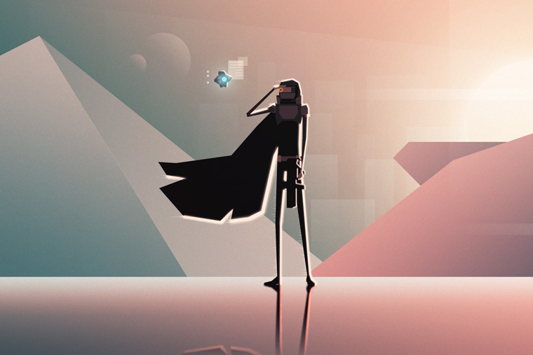 Illustration of my Guardian from Bungie's Destiny Rise of Iron expansion