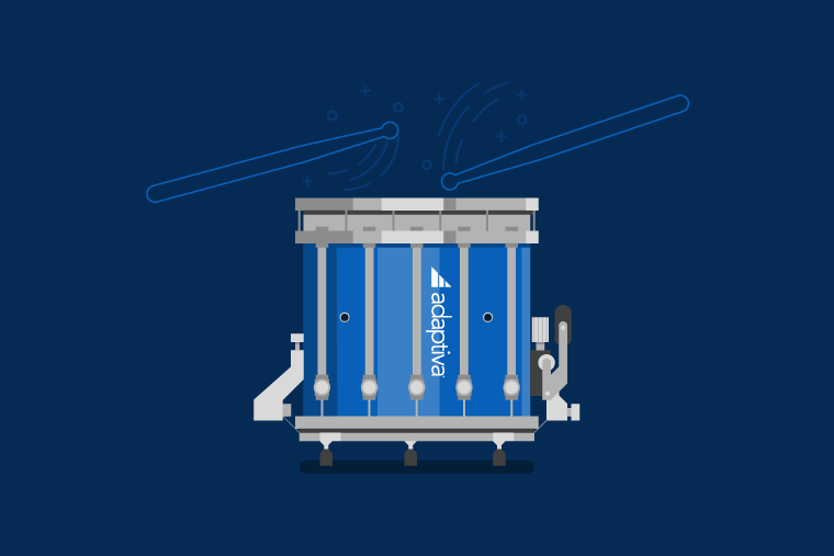 Illustrated this for a social image for Adaptiva. I marched in high school and still play, so this was a fun one.