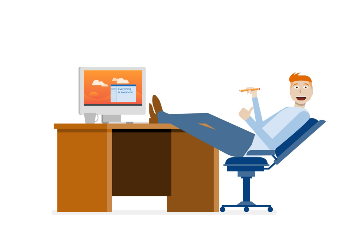 Direction, editing, and animation for Adaptiva's software product Client Health