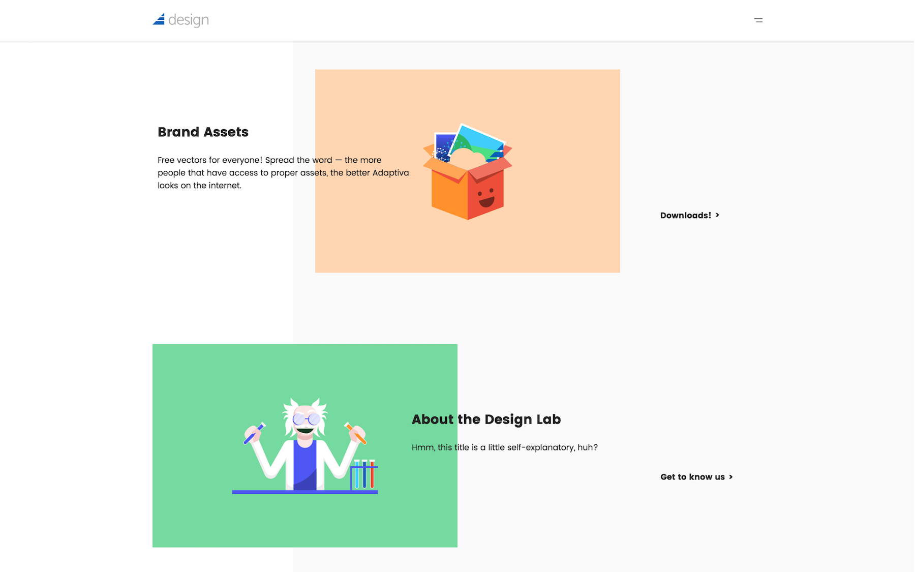 Adaptiva Design Lab Homepage
